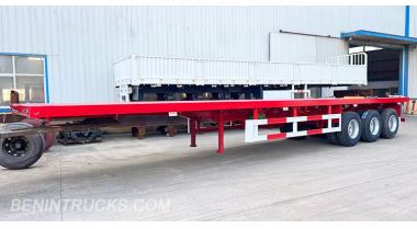 40ft Flatbed Container Trailer will be Shipped to Benin