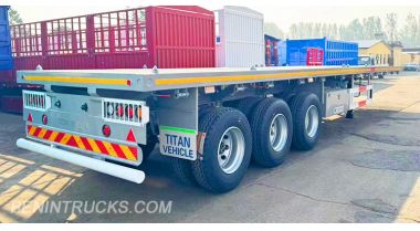 3 Axle Flatbed Semi Trailer will be Sent to Cotonou Benin