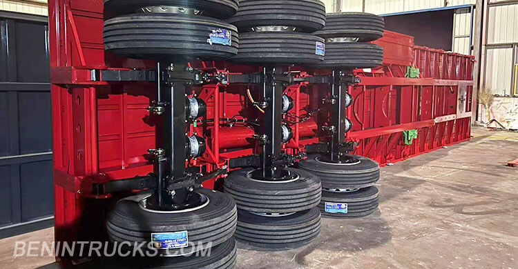 40ft Flatbed Container Trailer for Sale in Benin