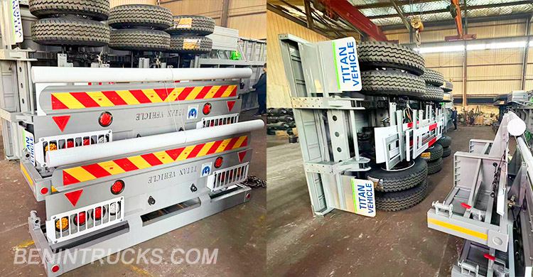 3 Axle Flatbed Semi Trailer | Semi Truck Flatbed Trailer for Sale in Cotonou Benin