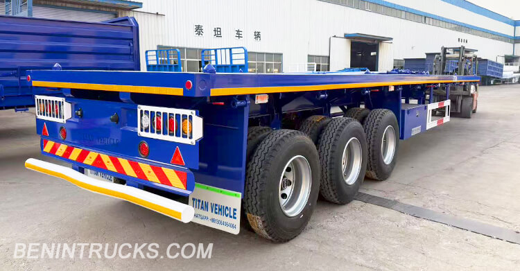3 axle 40 ft flatbed trailer for sale in Benin