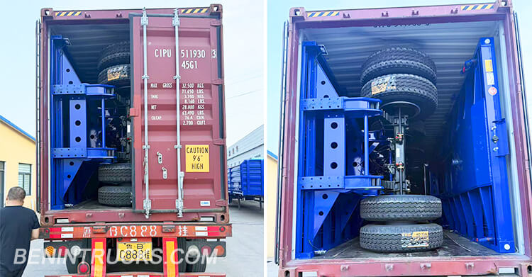 40 Ft 3 Axle Flatbed Trailer for Sale in Benin