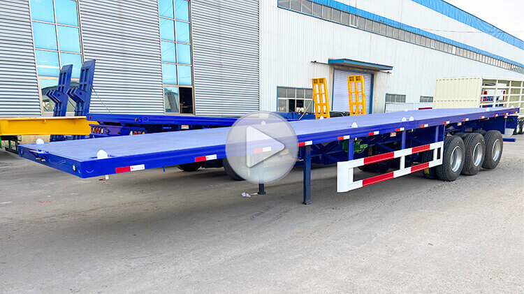 3 Axle Flat Bed Trailer for Sale Price in Benin