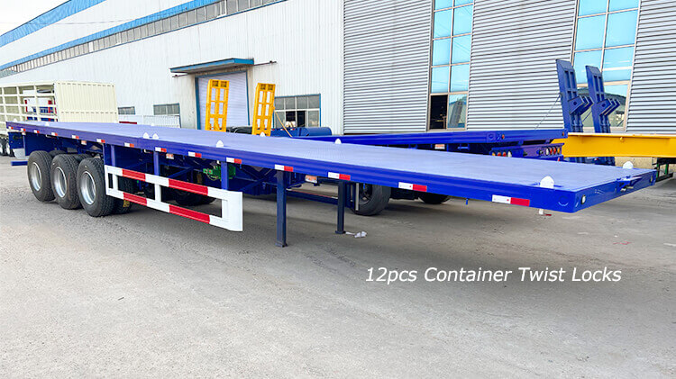 3 Axle Flat Bed Trailer for Sale Price in Benin