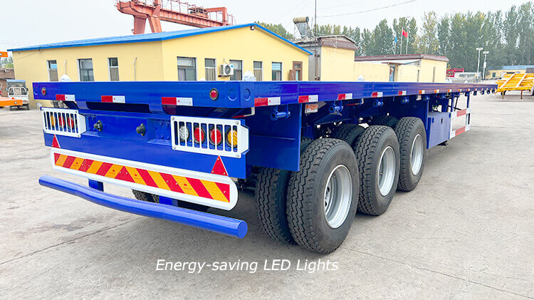 3 Axle Flat Bed Trailer for Sale Price in Benin