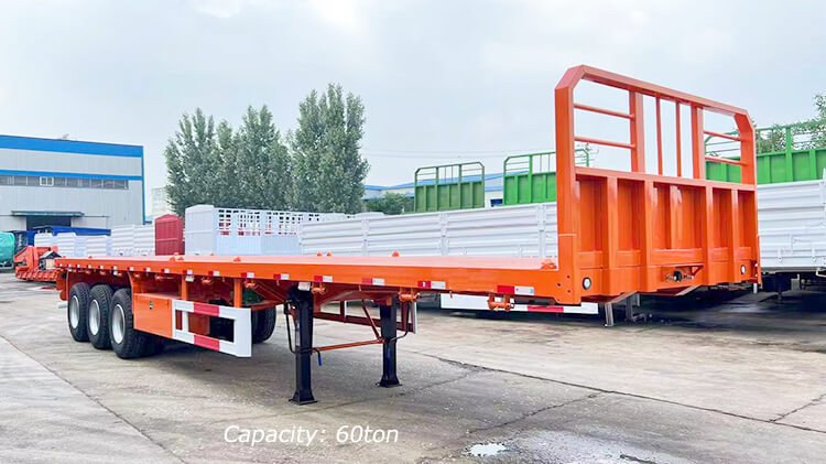 New 3 Axle Types of Flatbed Trailers for Sale in Benin