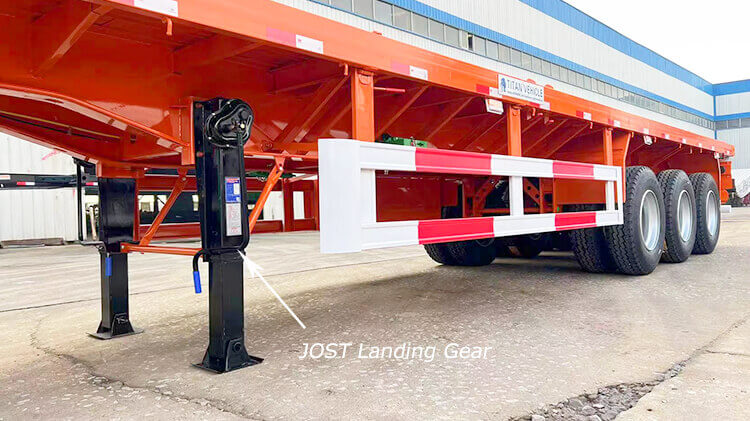 New 3 Axle Types of Flatbed Trailers for Sale in Benin