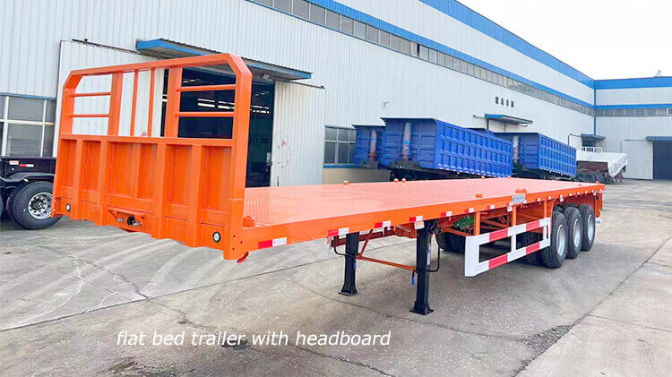 New 3 Axle Types of Flatbed Trailers for Sale in Benin