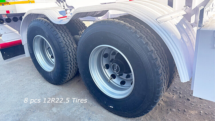 2 Axle 20ft 40ft Container Chassis Trailer for Sale in Benin