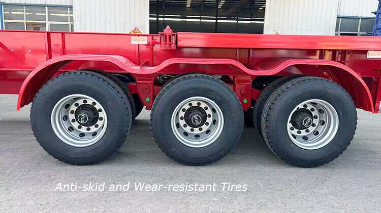 3 Axle 20ft 40ft Skeletal Trailer for Sale in Benin
