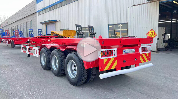 3 Axle 20ft 40ft Skeletal Trailer for Sale in Benin
