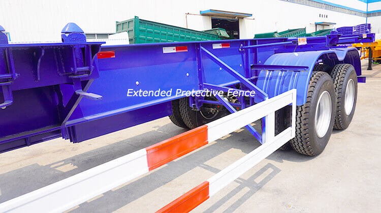 2 Axle 40ft Container Trailer for Sale Price in Benin