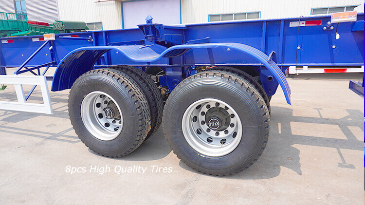 2 Axle 40ft Container Trailer for Sale Price in Benin