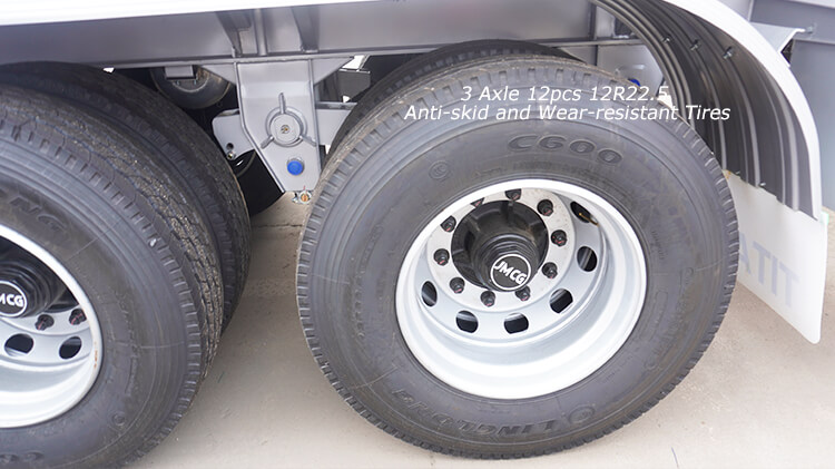 3 Axle 50000l Stainless Steel Tanker for Sale in Benin
