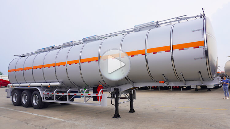 3 Axle 50000l Stainless Steel Tanker for Sale in Benin