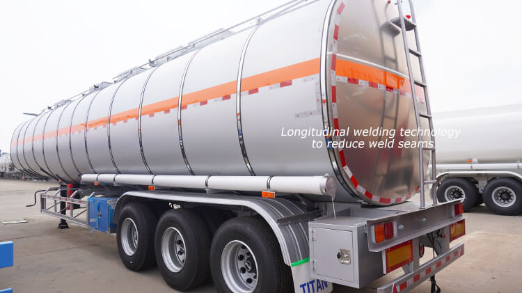 3 Axle 50000l Stainless Steel Tanker for Sale in Benin