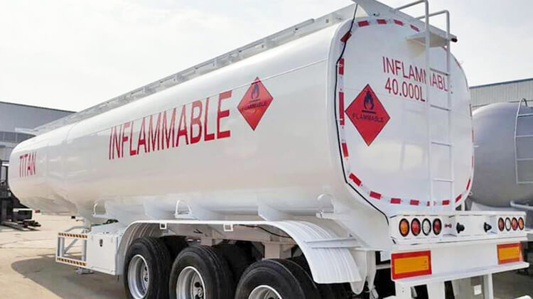 3 Axle 40000 L Fuel Tanker for Sale Price in Benin