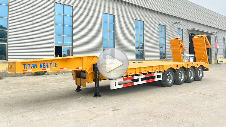 Low Bed Semi Trailer for Sale in Benin