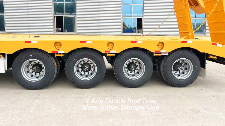 Low Bed Semi Trailer for Sale in Benin