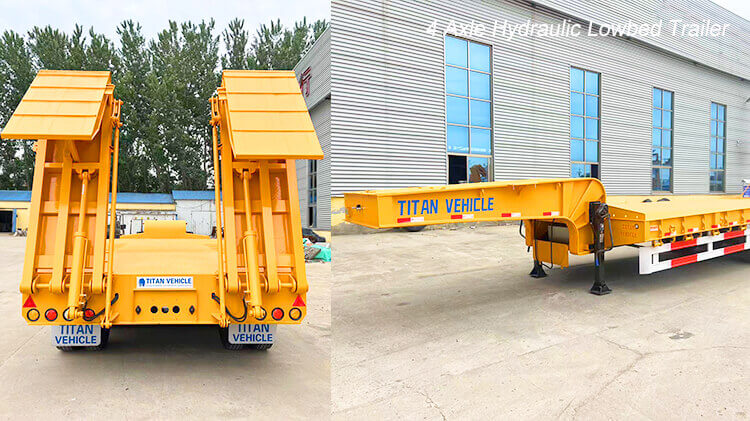 Low Bed Semi Trailer for Sale in Benin