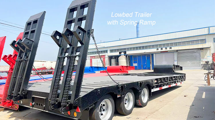 3 Axle 60ton Low Bed Trailer for Sale in Benin