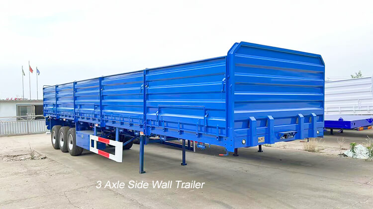 3 Axle 60ton Drop Side Trailers for Sale in Benin