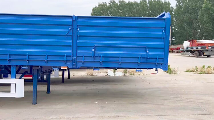 3 Axle 60ton Drop Side Trailers for Sale in Benin
