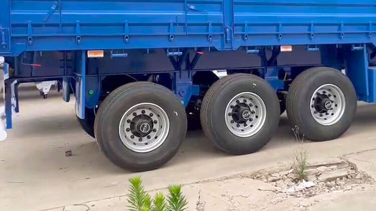3 Axle 60ton Drop Side Trailers for Sale in Benin
