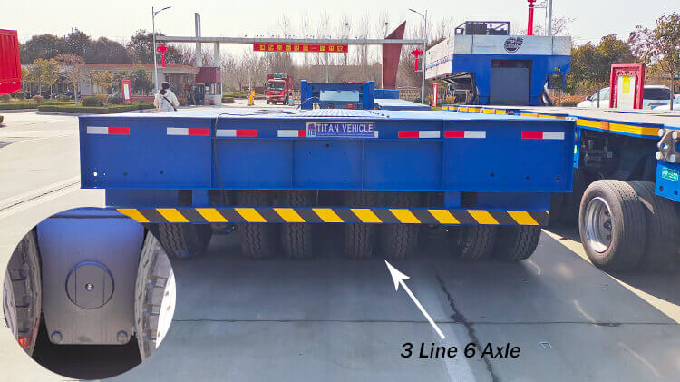 3 Line 6 Axle 120 Ton Removable Gooseneck Trailer for Sale in Benin
