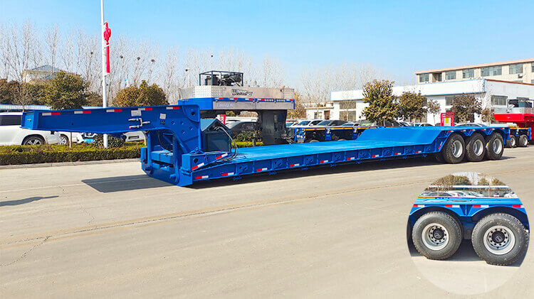 3 Line 6 Axle 120 Ton Removable Gooseneck Trailer for Sale in Benin