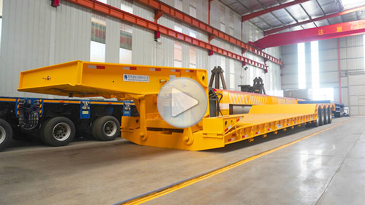 4 Axle 100ton Lowboy Trailer | Removable Gooseneck Trailer for Sale in Benin