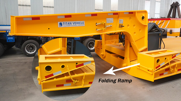 4 Axle 100ton Lowboy Trailer | Removable Gooseneck Trailer for Sale in Benin