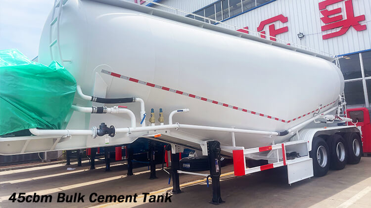 45 Cbm Cement Bulker Trailer | Silo Trailer for Sale in Benin