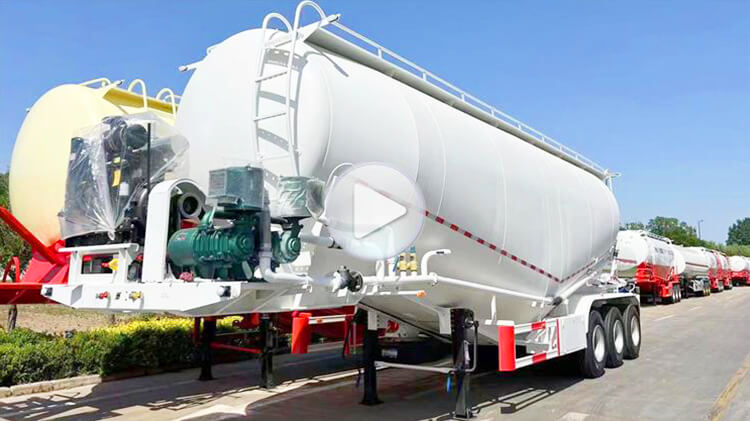 45 Cbm Cement Bulker Trailer | Silo Trailer for Sale in Benin