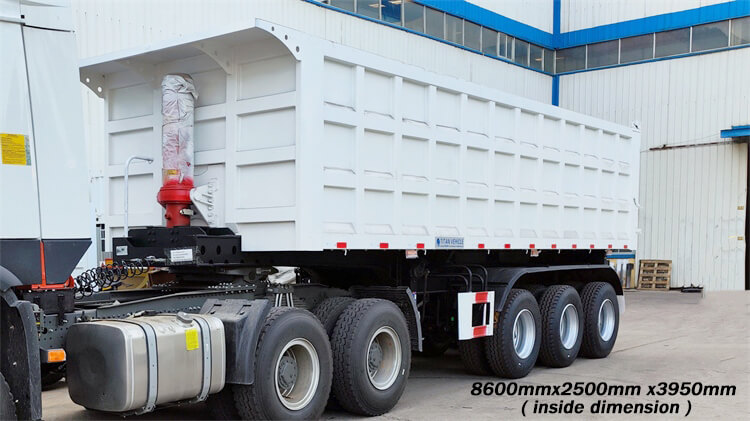 60 Ton Dump Semi Trailer for Sale Prices in Benin
