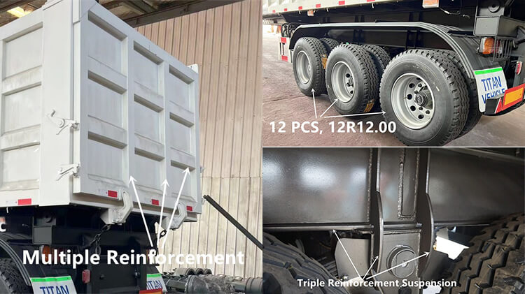 60 Ton Dump Semi Trailer for Sale Prices in Benin