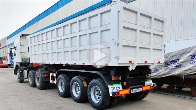 60 Ton Dump Semi Trailer for Sale Prices in Benin