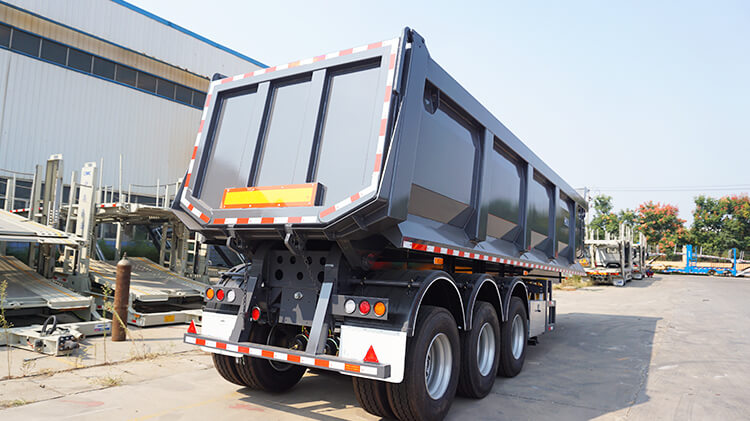 3 Axle 35 Cubic U Type Tipper Semi Trailer for Sale in Benin