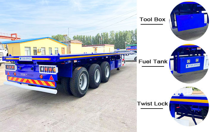 Semi Flatbed Trailer | Flatbed Semi Trailer for Sale in Cotonou Benin
