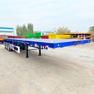 3 Axle Flat Bed Trailer 