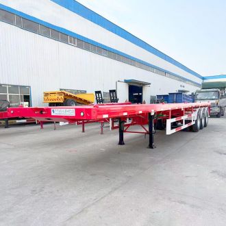 3 Axle 40ft Flatbed Truck Trailer