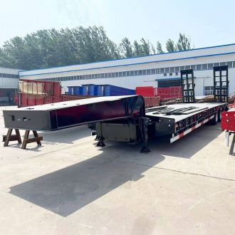 3 Axle 60ton Low Bed Trailer