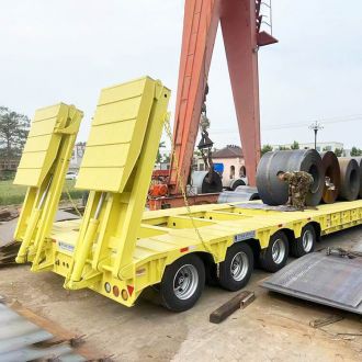 4 Line 8 Axle Low Bed Trailer