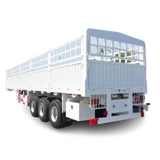 3 Axle 60ton Cargo Fence Semi Trailer