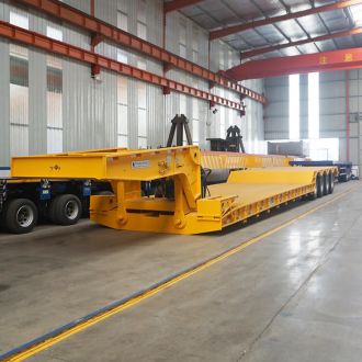 4 Axle 100ton Lowboy Trailer - Removable Gooseneck Trailer