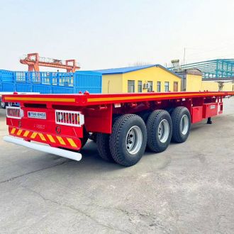 40ft 3 Axle Flat Bed Trailer